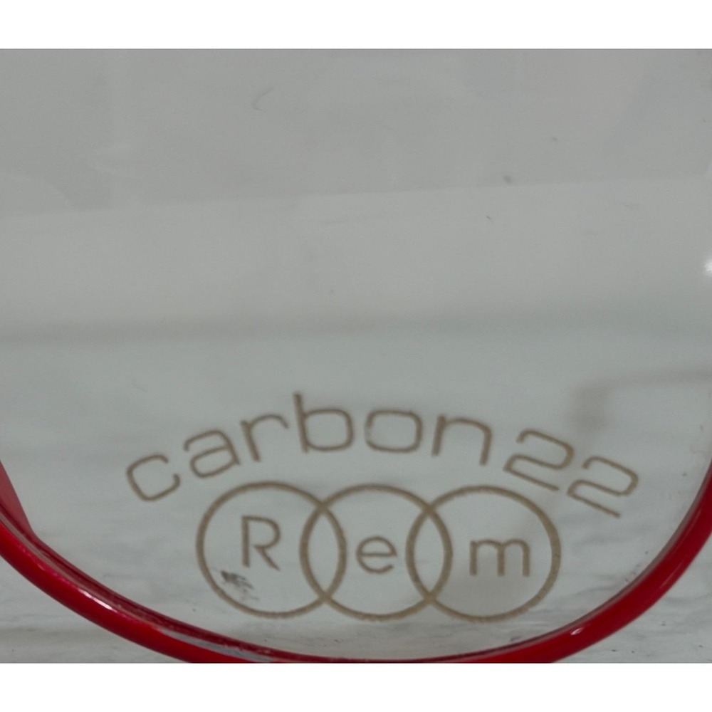 Rem LASER Carbon 22 Eyeglass Frames Red-Gloss 52x18x140 Japan - Picture 2 of 7